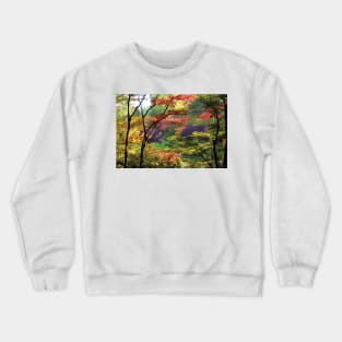 Trees In A Garden Butchart Gardens Crewneck Sweatshirt